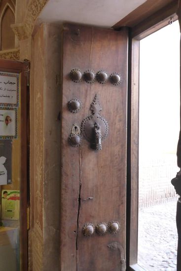 ... die Einganstür ...