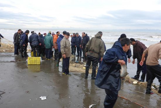 ... am Kaspischen Meer