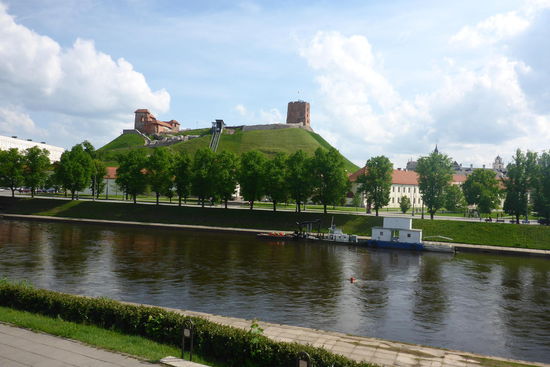 Burgberg von Vilnius mit Oberer Burg