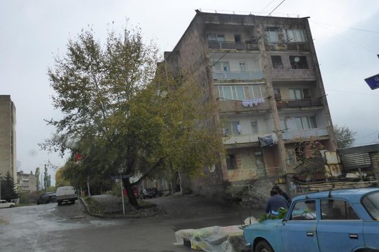 Trostlose Bauten aus Sowjetzeiten ...