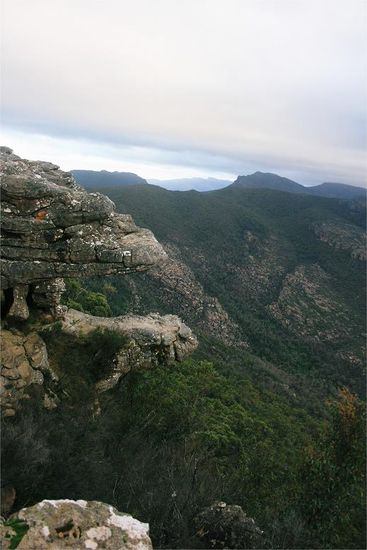 Ein weiterer Pflichtbesuch in den Grampians: the Balconies.