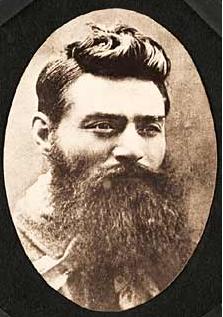 Ned Kelly mit 25 Jahren am Tag vor seiner Hinrichtung