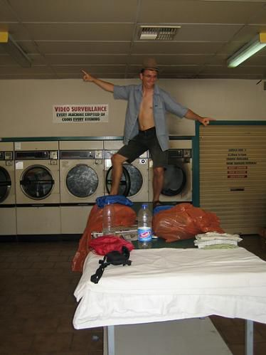 ... oder es ist Waschtag in einer oeffentlichen Laundry