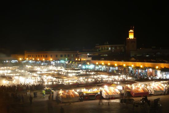 Garküchen am Djemaa el Fna