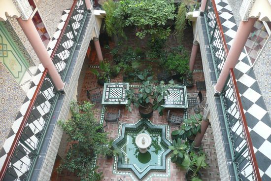 Innenhof des Riad Centrale