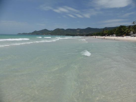 Weisser Sand und klares Wasser!