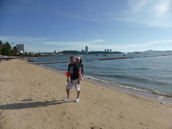 Der Stadtstrand in Pattaya