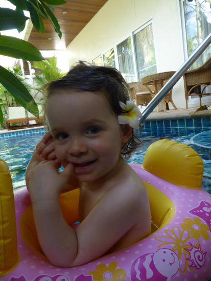 Der Pool ist mein Revier!