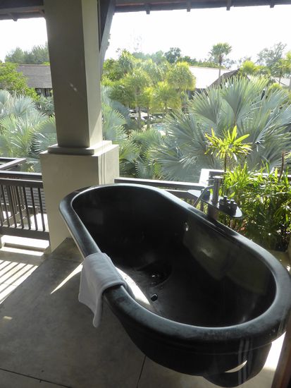 Baden gefällig!? Die Kinder haben schon ausgiebig hier gebadet 