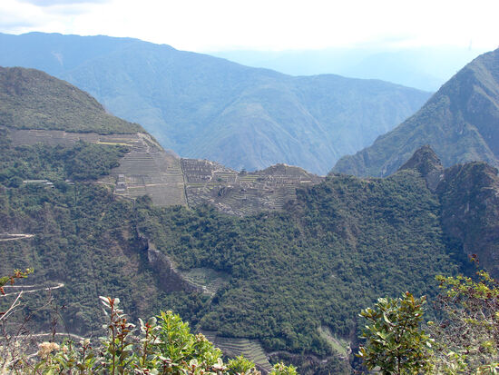 Vom Putucusi aus kann man die Groesse Machu Picchus so richtig erkennen.