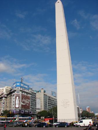 Der Obelisk an der Av. de 9 Julio.
