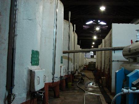 In vielen Bodegas der Region Gral. Alvear ist der Investionsbedarf enorm. Deutlich erkennbar wurde lange Zeit nur Massenwein produziert. Betontanks mit mehr als 30.000 hl sind keine Seltenheit.