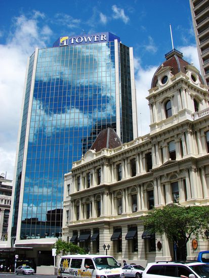 Eines der wenigeigen historischen Gebaeude der Innenstadt.