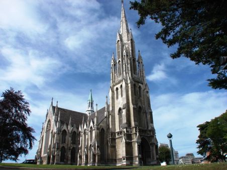 Die Prespiterian First Church geht auf die grosse Anzahl schottischer Einwanderer zurueck.