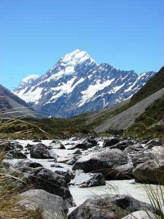 Fuer die Maoris hat der Aoraki noch heute mythische Bedeutung.
