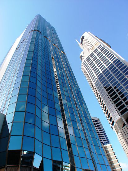 Die Skyscraper wurden in den letzten Jahren immer hoeher.