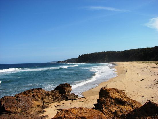 Bucht bei Batemans Bay.