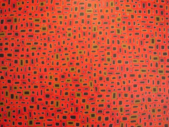 In einem Museum fuer Aborigenie Art fanden wir dann doch noch ein echtes Highlight!