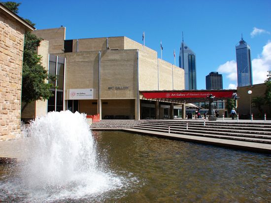 Die Art Gallery of Western Australia zeigt "historische" australische Gemaelde und indigene Gegenwartskunst.