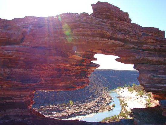 Blick durch das "Nature Window".