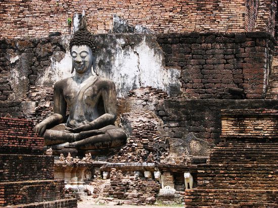 Zum Unterschied von den Figuren wurde das Mauerwerk nur wenig renoviert.