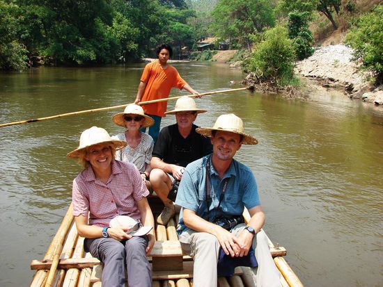 Am reissenden Fluss.