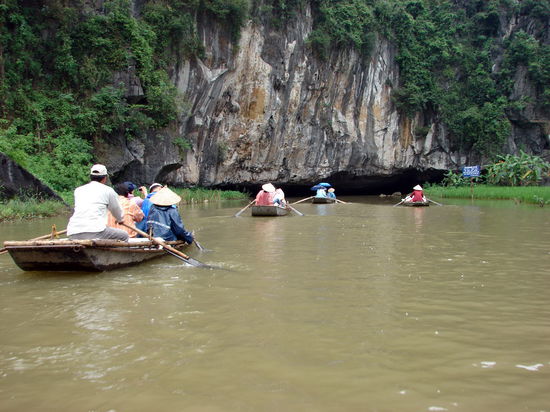 Insgesamt 3x verlaeuft der Fluss ...