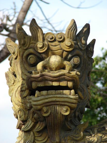 ... der chinesische Einfluss gut erkennen.