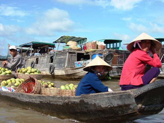 Diese bringen sie zu den lokalen Maerkten oder ...