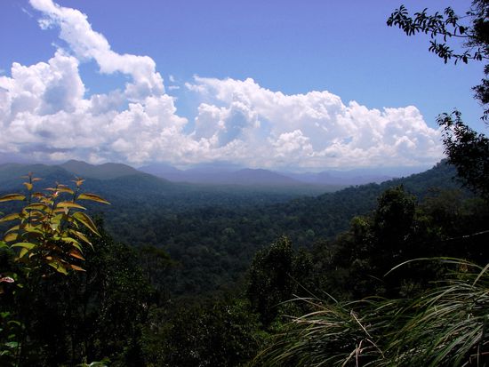 Blick vom Teresek Huegel ueber den Nationalpark.