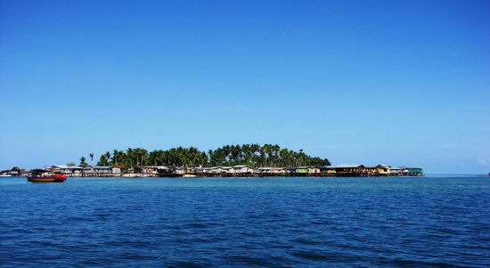 Pulau Mabul in der Nachmittagssonne.