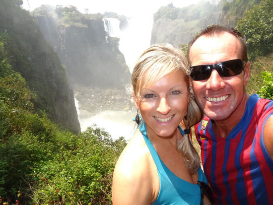 Die Gischt ist eine angenehme Abkühlung bei 35 Grad in Schatten