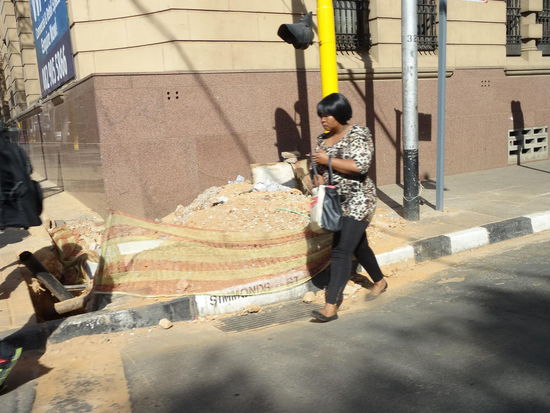 An jeder Ecke sind Baustellen.