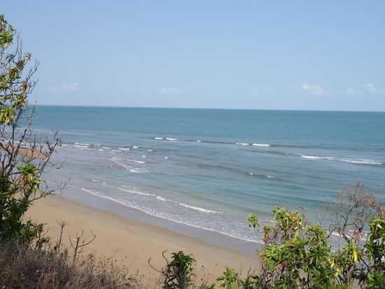 Blick auf den Ozean beim Frühstück....