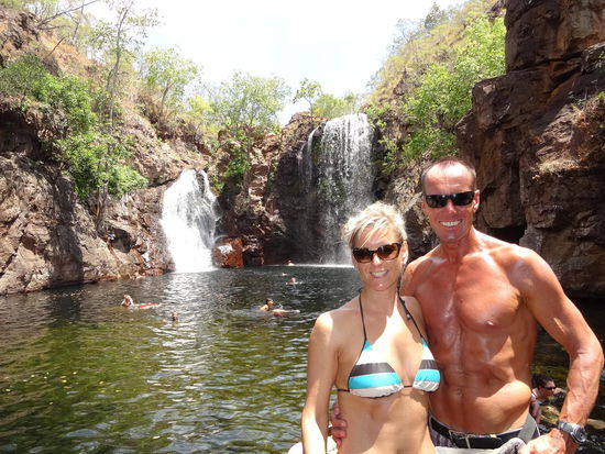 Herrliche Wasserfälle erwarteten uns......