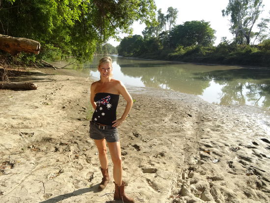 Nur nicht zu dicht an das Ufer gehen.....