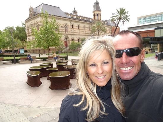 und ältere Gebäude...uns inklusive...