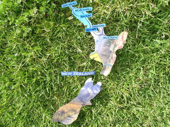 So hat sich folgende Route  von insgesamt 1952 km ergeben.
Auckland - Whangarei - Cape Reinga - Bay of Islands - Bay of Plenty- Coromandel - Auckland