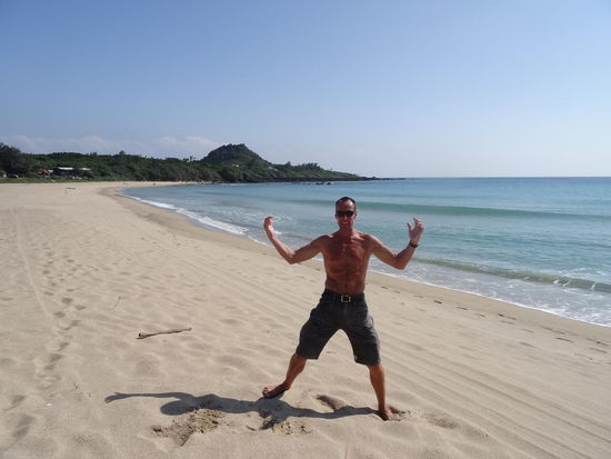 Endlich mal ordentlicher Sandstrand......