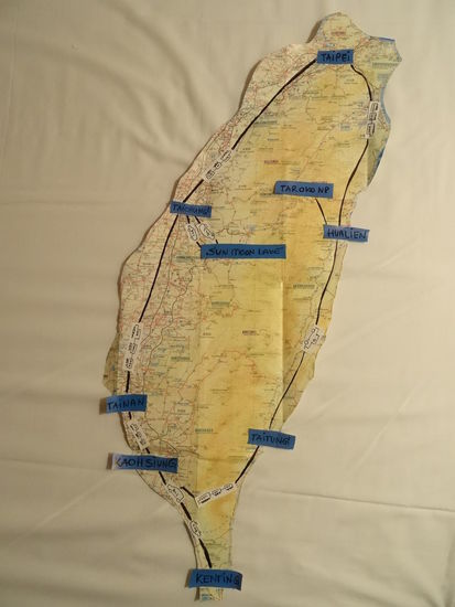 Unsere Route nach 2 Wochen 