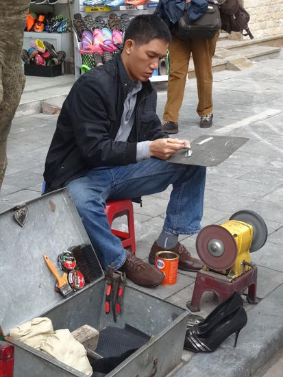 Handwerk auf der Straße