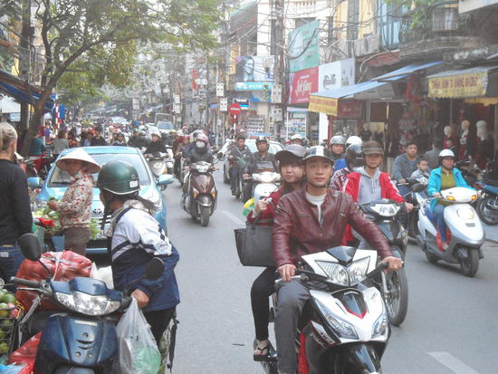 Hölle auf der Straße....und die Geräuschkulisse...Wahnsinn