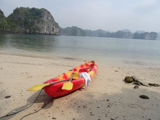 ganz allein am Strand