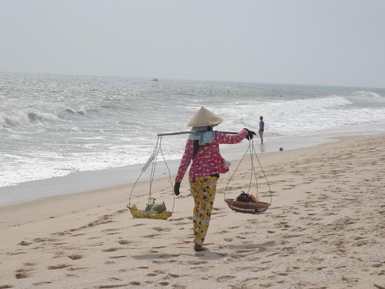 Strandverkäuferinnen