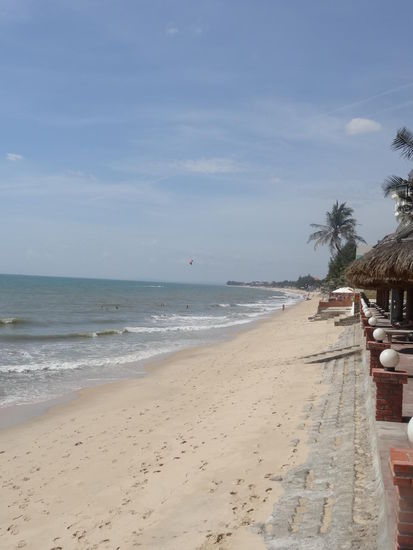 ......bei Flut war dann gar kein Strand mehr da 