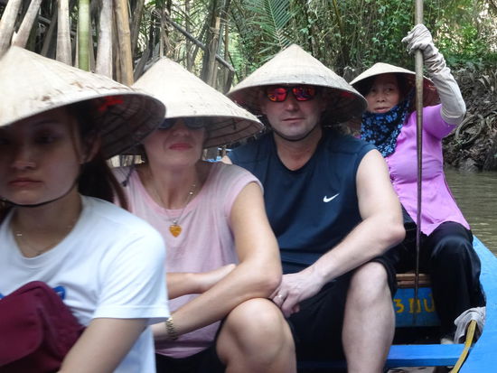 begeisterte Touristen 