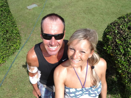 Entspannung im Park der Innenstadt