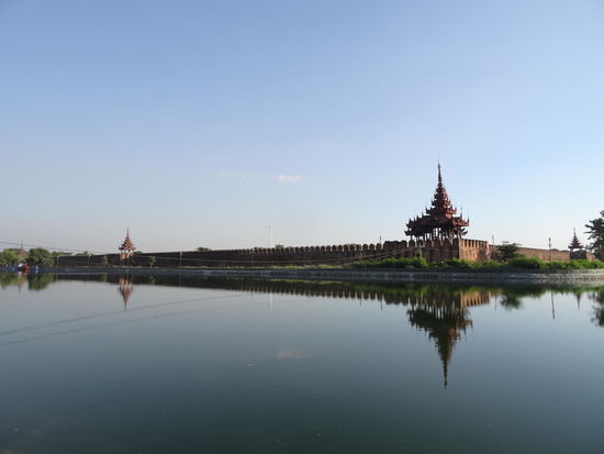 Königspalast in Mandaly - ein riesiges Gelände mitten in der Stadt