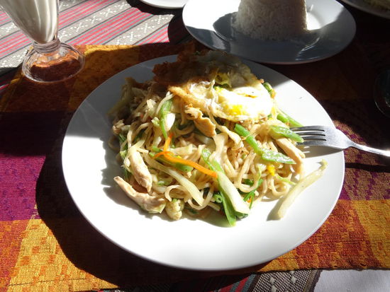 Nudeln mit Ei das war in Ordnung