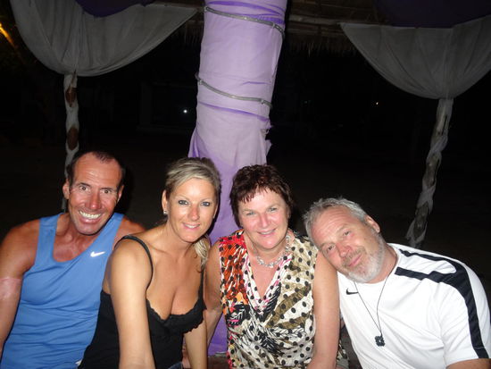 Familiäres Beisammensein am Abend 